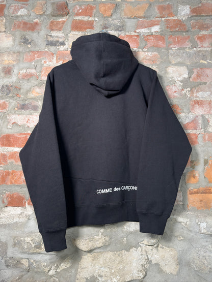 Supreme x CDG Split Hoodie Black Sz S