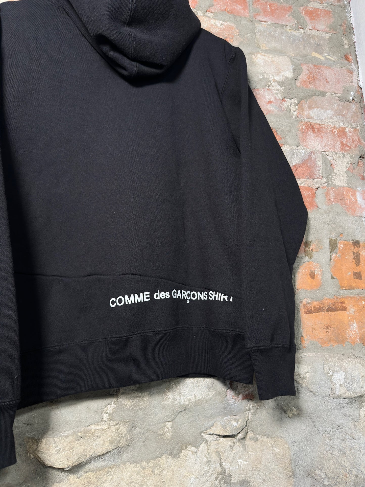 Supreme x CDG Split Hoodie Black Sz S