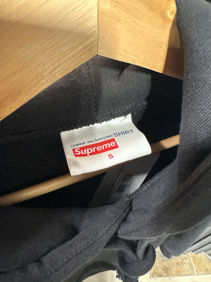 Supreme x CDG Split Hoodie Black Sz S