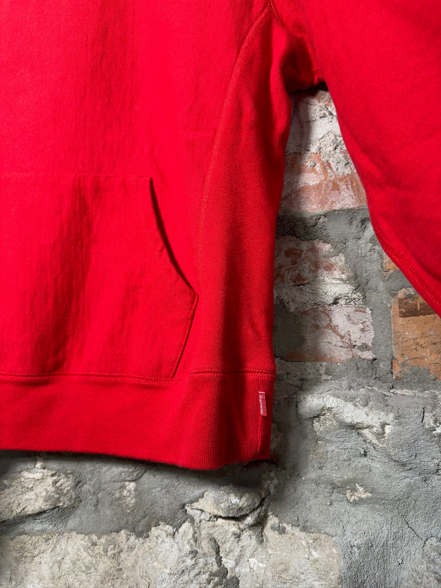 Supreme Purple On Red Box Logo Hoodie (FW17) Sz M