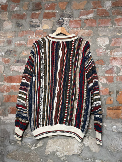 90s Alfani 3D Knit Style Sweater Sz L
