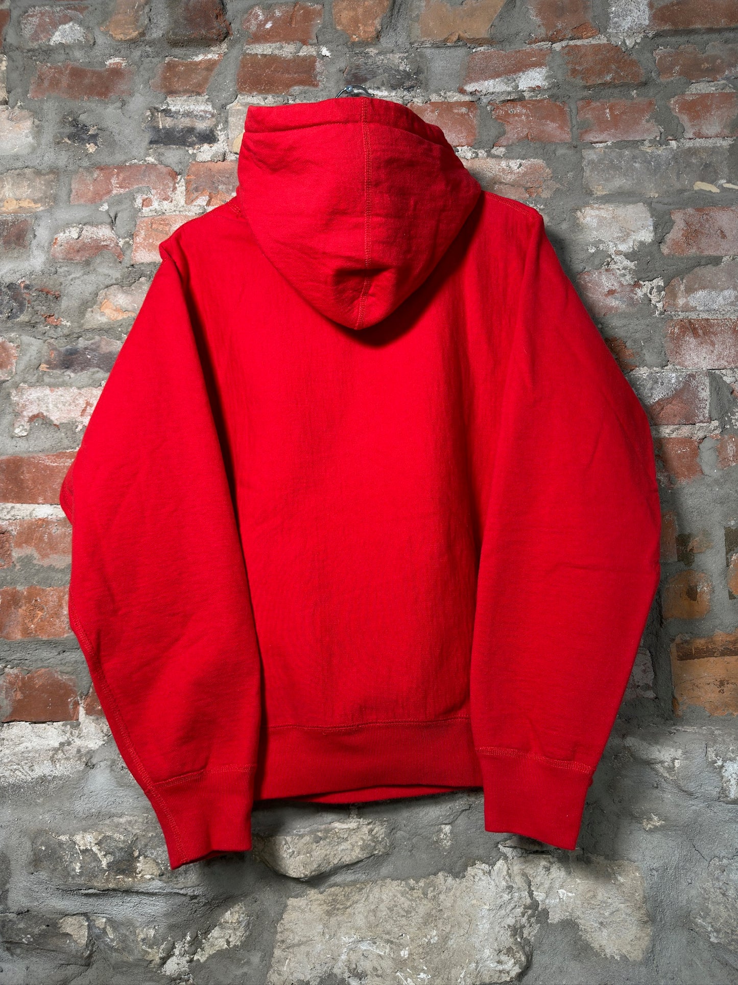 Supreme Purple On Red Box Logo Hoodie (FW17) Sz M