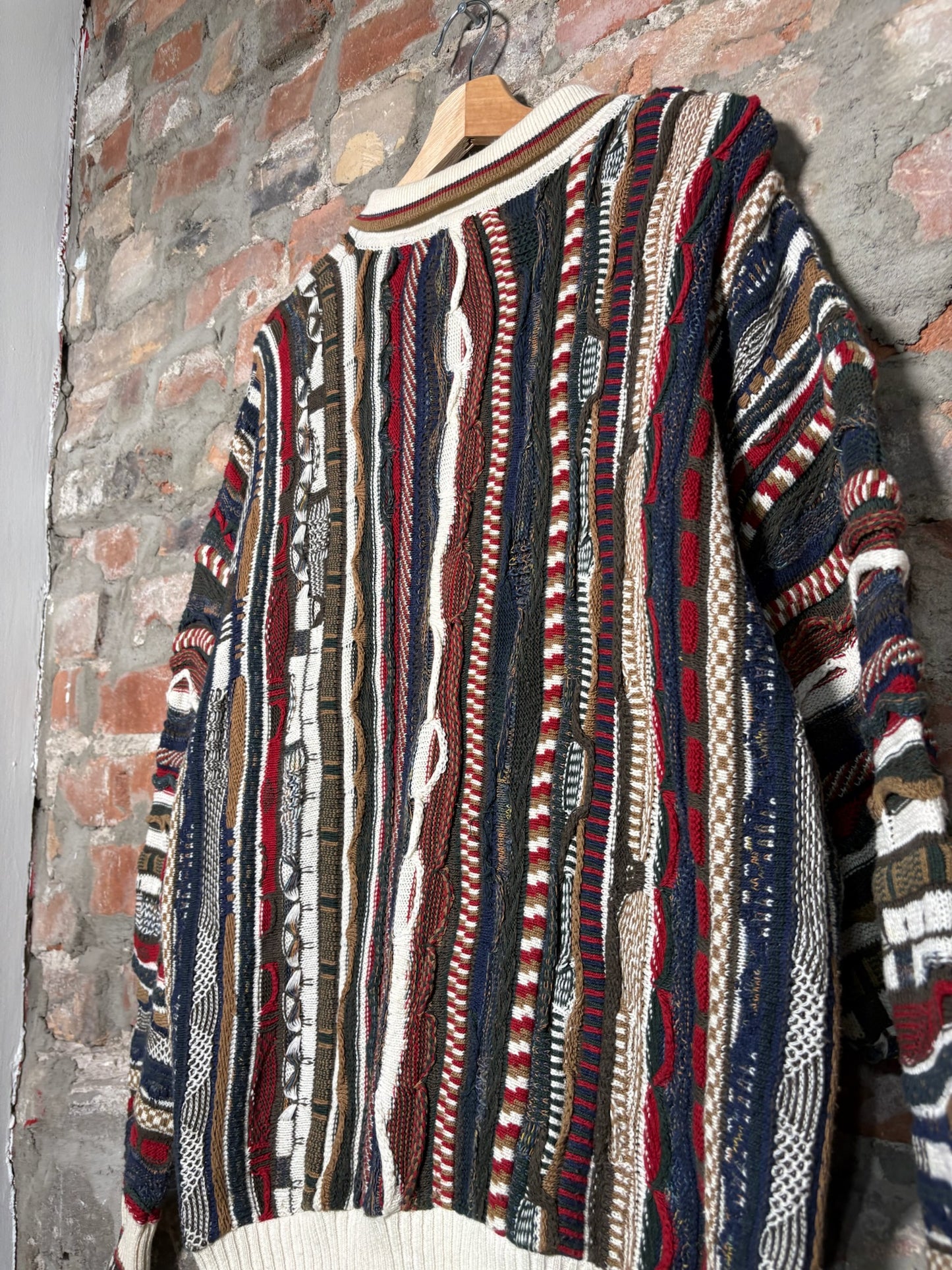 90s Alfani 3D Knit Style Sweater Sz L