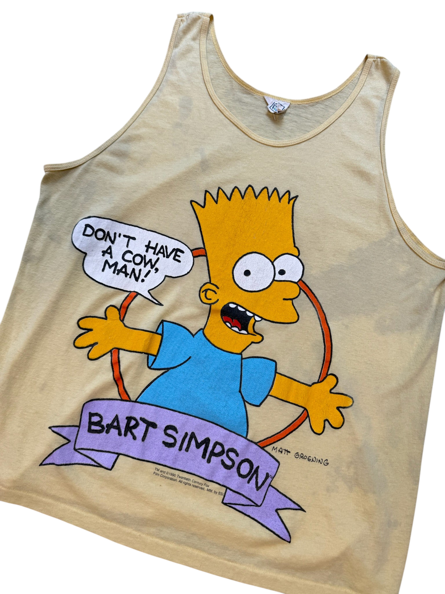 (XL) Vintage 1990 Bart Simpson Tank