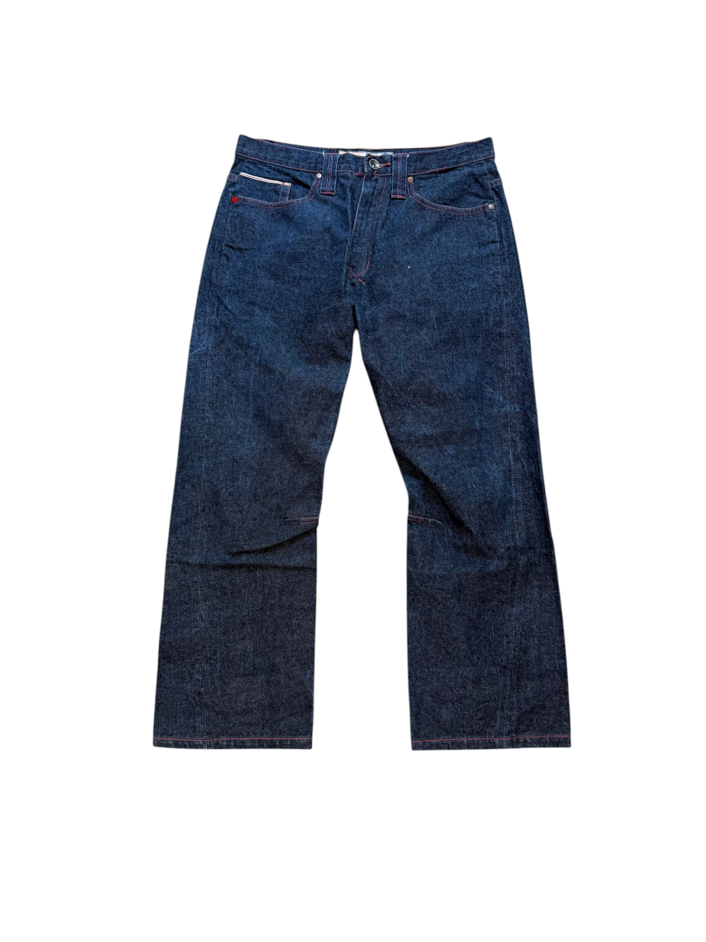 (34W) Vintage Y2K Indigo Salvage Jeans