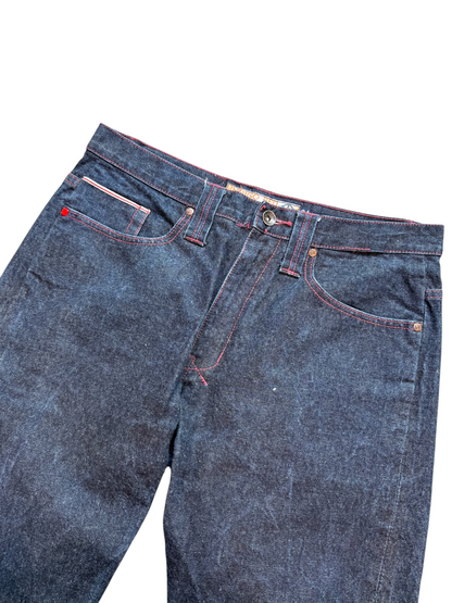 (34W) Vintage Y2K Indigo Salvage Jeans