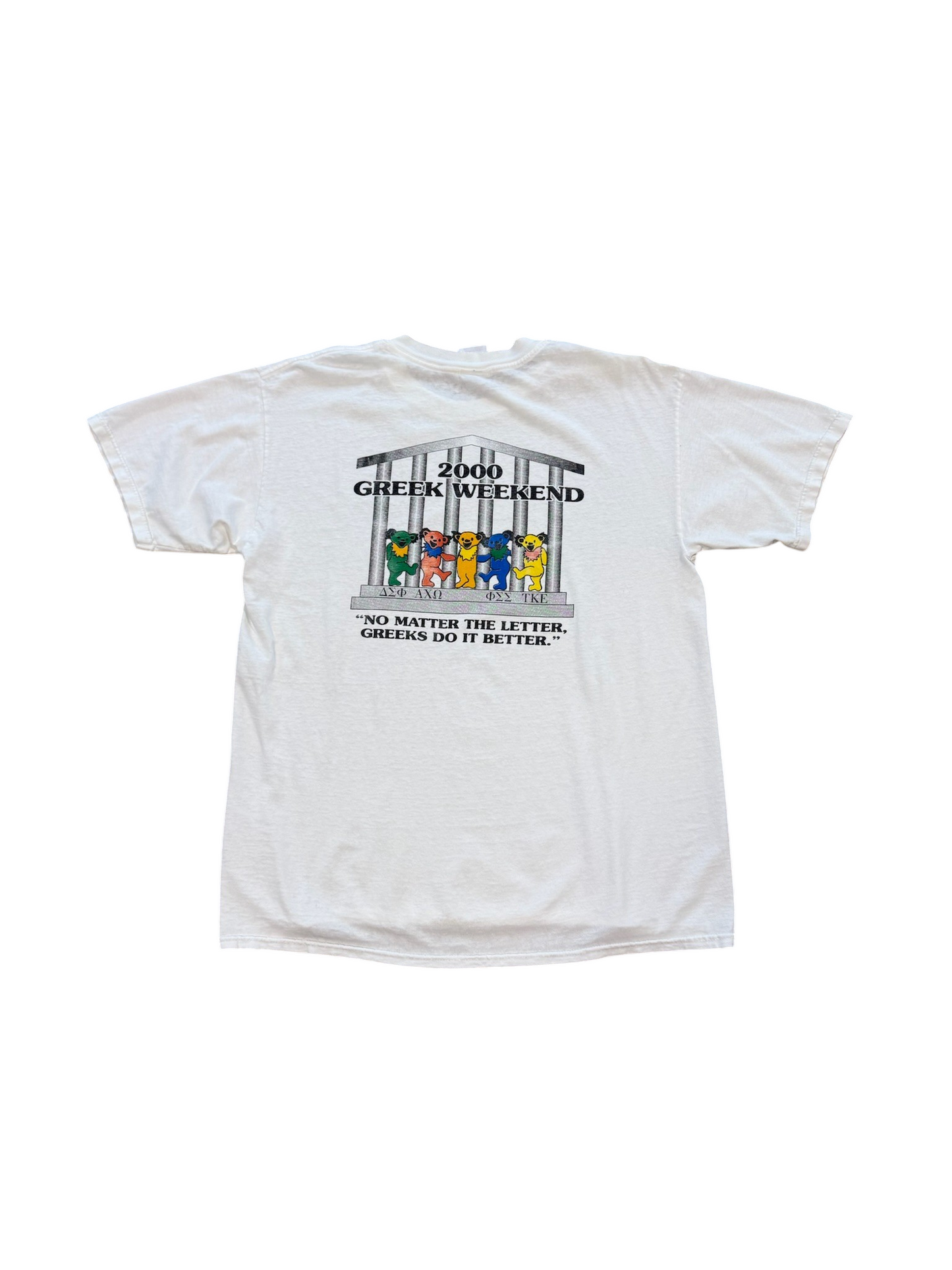 (L) Vintage 2000 Grateful Dead Boot Greek Frat Tee