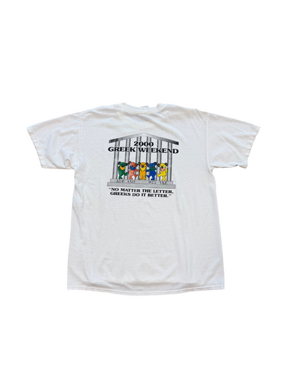 (L) Vintage 2000 Grateful Dead Boot Greek Frat Tee