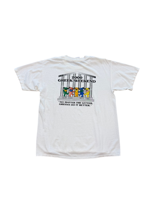 (L) Vintage 2000 Grateful Dead Boot Greek Frat Tee