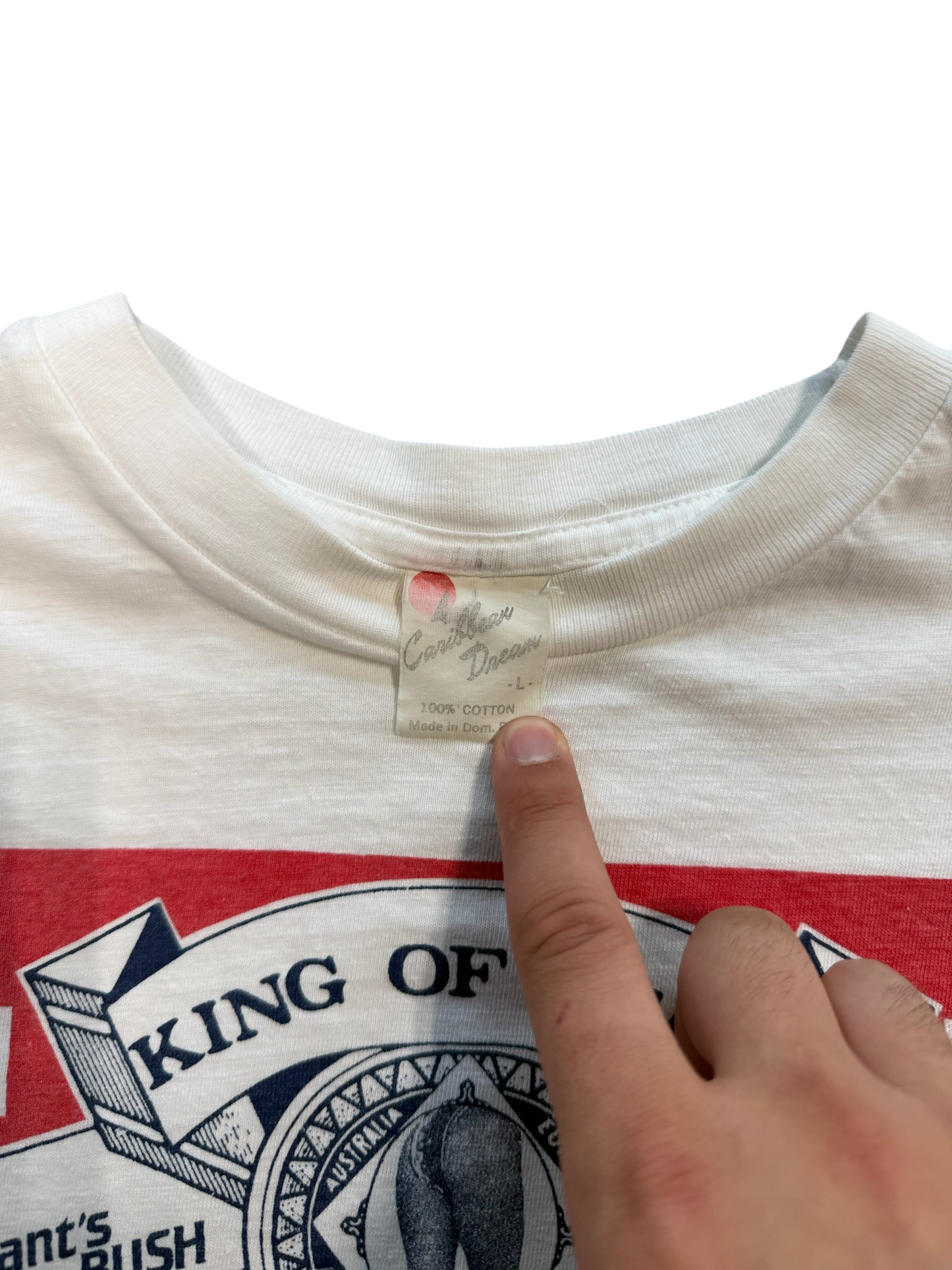 (L) Vintage 90s Buttwiser King Of Rears Tee