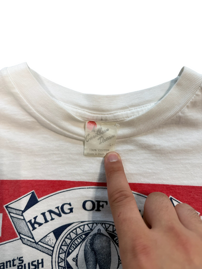 (L) Vintage 90s Buttwiser King Of Rears Tee