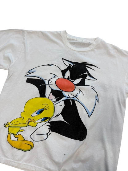 (XL) Vintage 90s Looney Tunes Tweety & Sylvester Tee