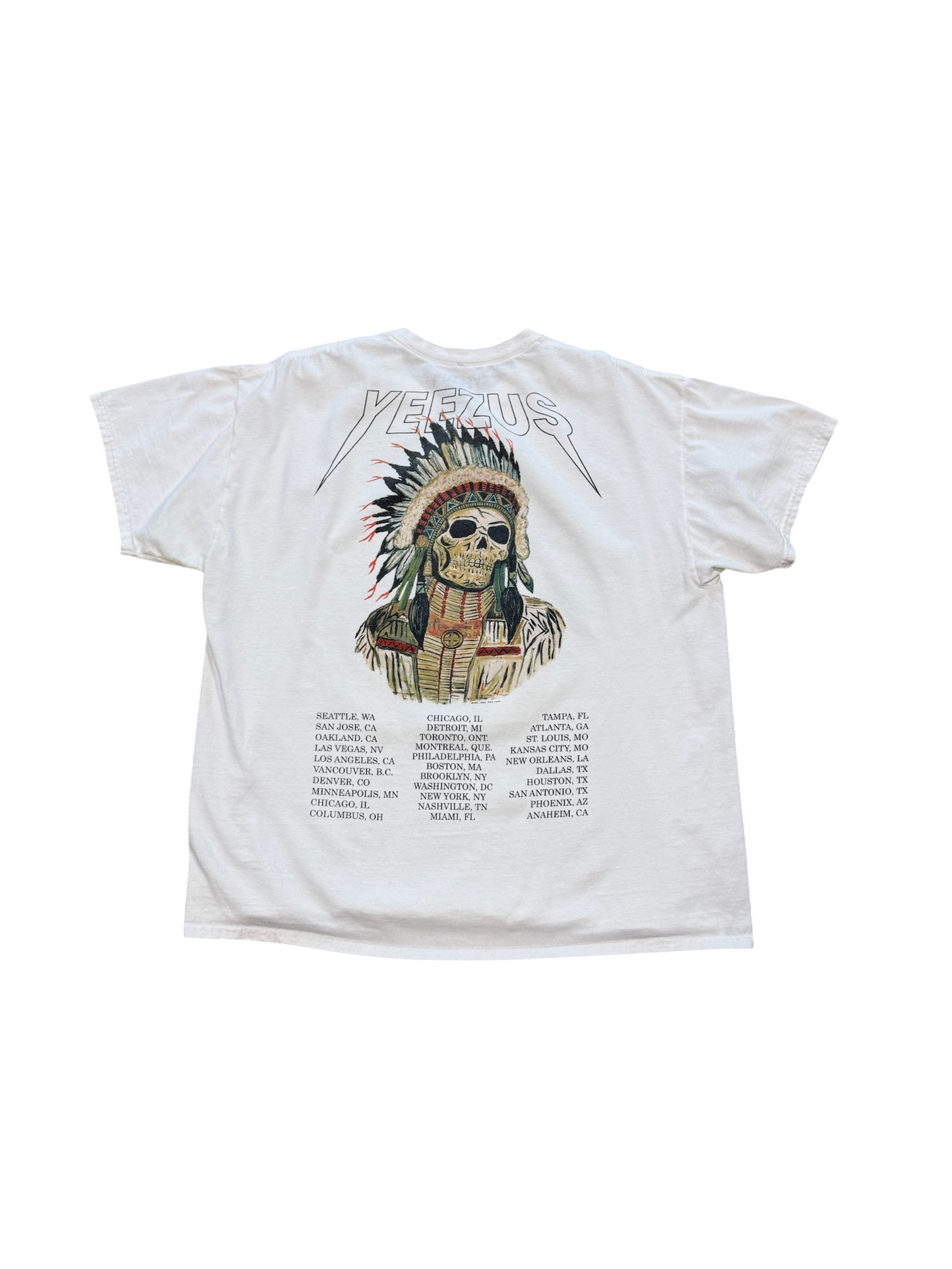 (XL) Kanye Yeezus Tour Tee