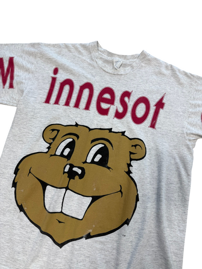 (XL) Vintage 90s Minnesota Gophers Spellout Tee