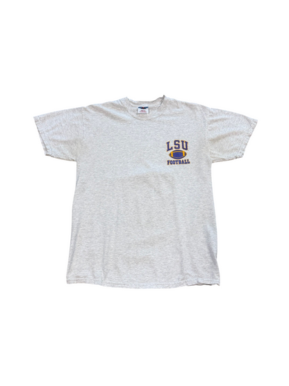 (L) Vintage LSU Football Helmet Tee