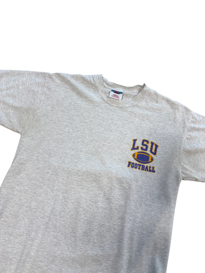 (L) Vintage LSU Football Helmet Tee