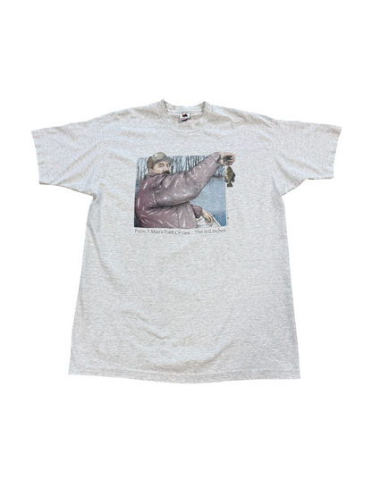 (XXL) Vintage 90s Fishing 12inches Comedy Tee