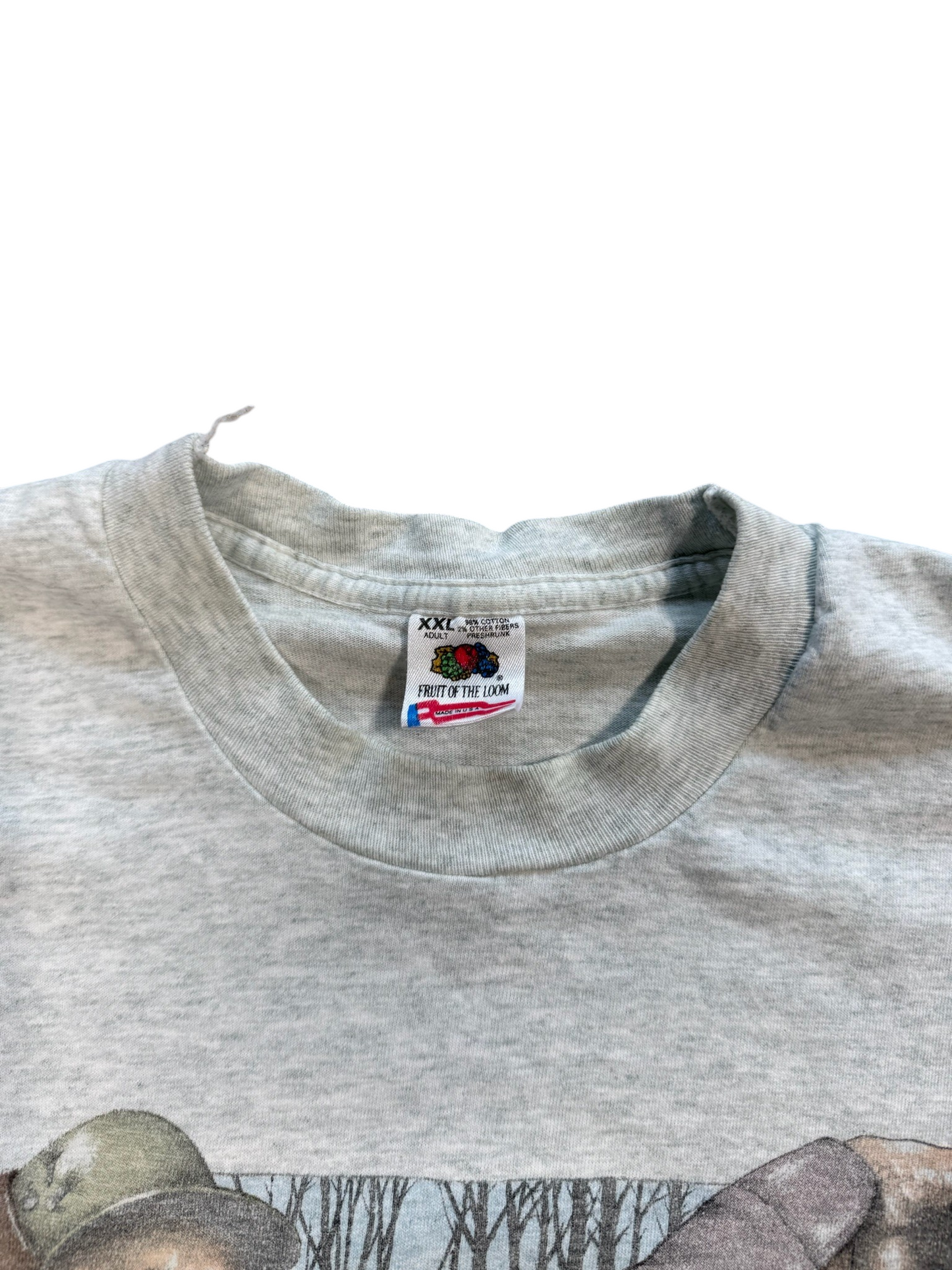 (XXL) Vintage 90s Fishing 12inches Comedy Tee
