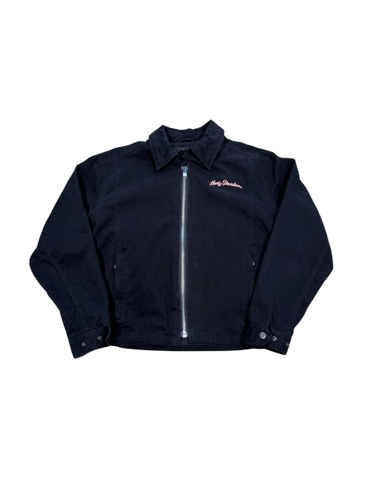 (M) Vintage 2000s Harley Davidson Embroidered Jacket