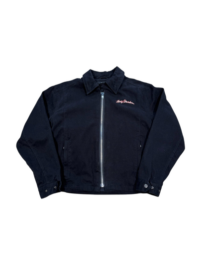 (M) Vintage 2000s Harley Davidson Embroidered Jacket