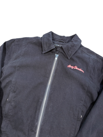(M) Vintage 2000s Harley Davidson Embroidered Jacket
