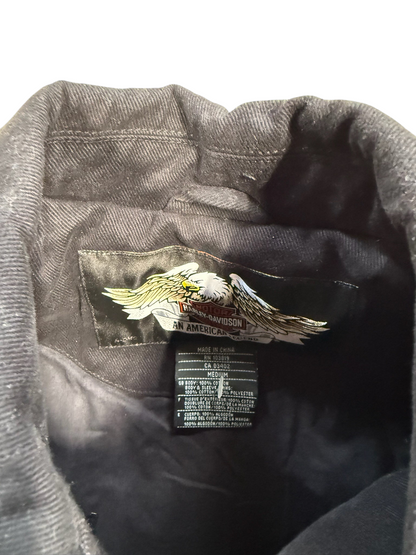 (M) Vintage 2000s Harley Davidson Embroidered Jacket