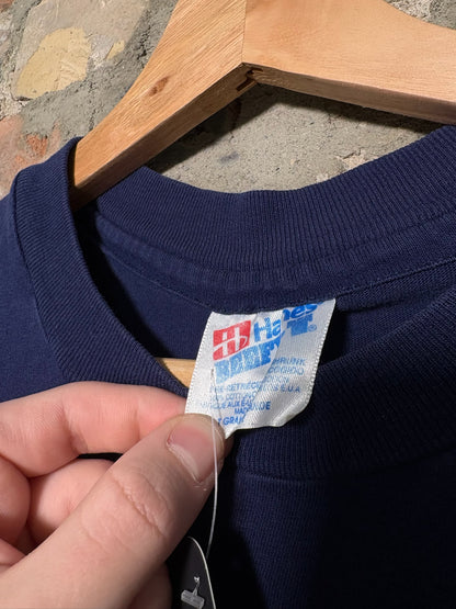 Vtg Spam Promo Tee Navy Sz XL