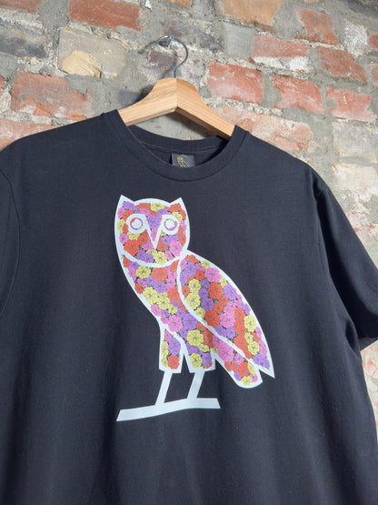 OVO Floral Owl Tee Sz XL