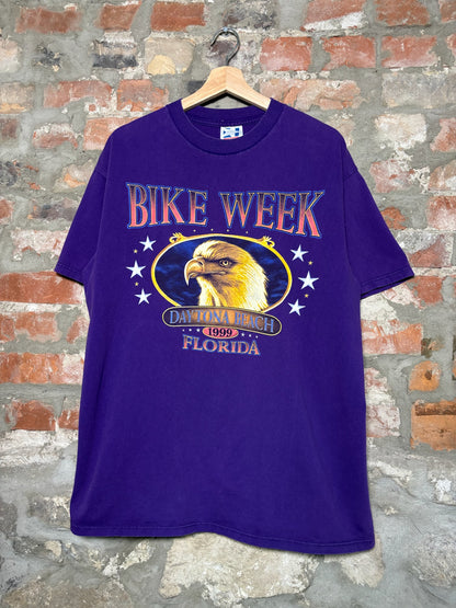 99" Bike Week Daytona Beach Tee Sz L