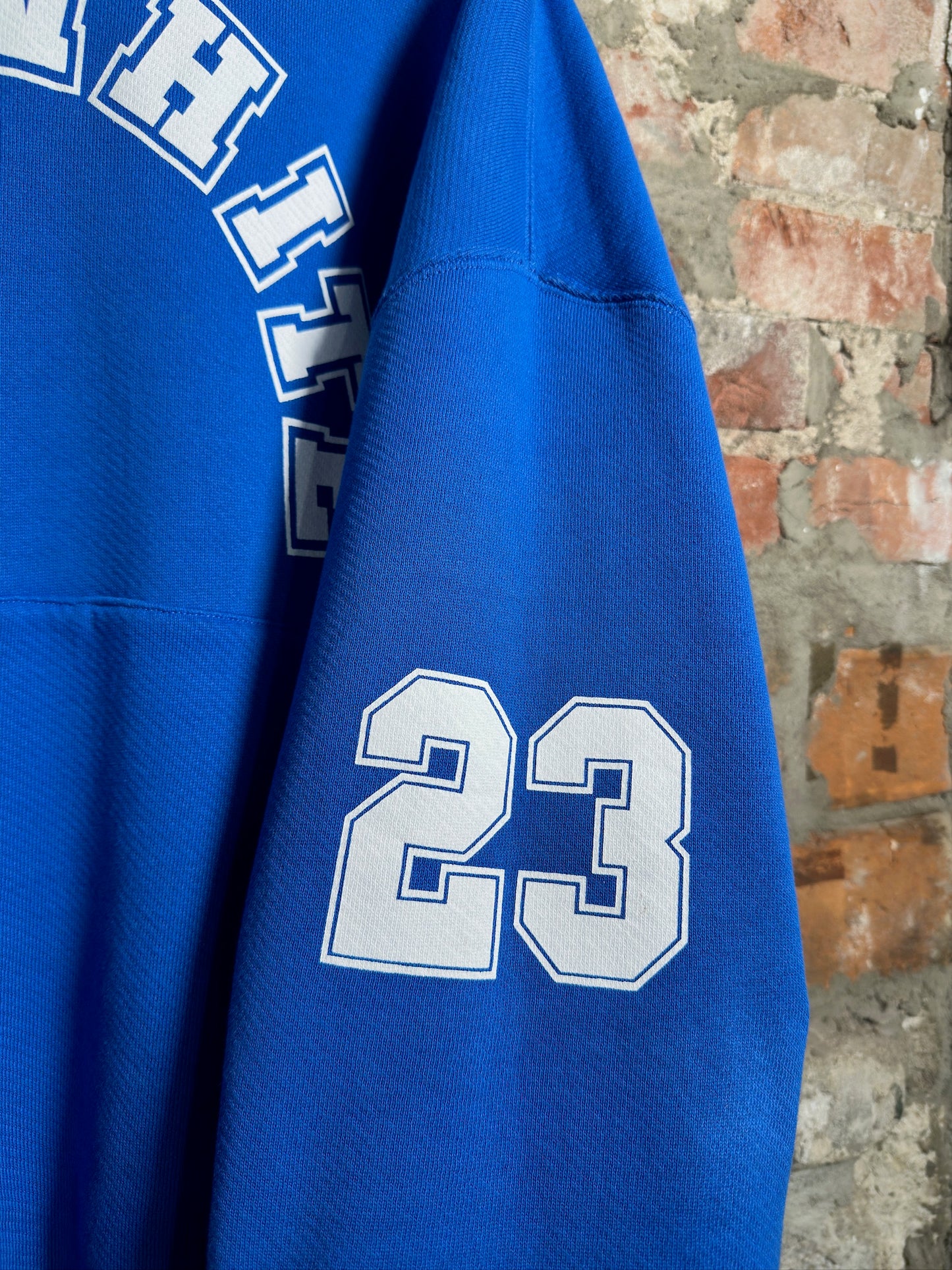 Off White Abloh Collection Hoodie Blue Sz M