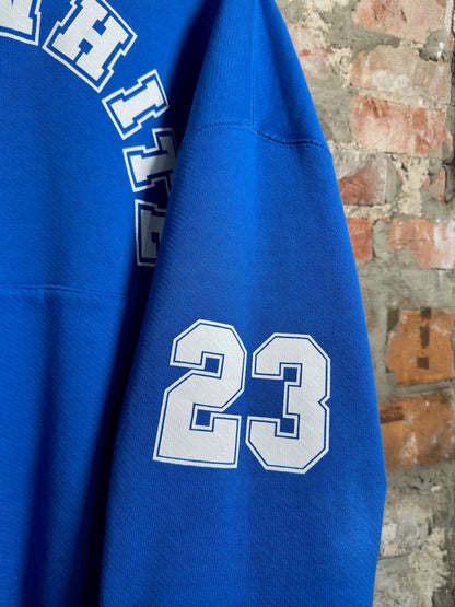 Off White Abloh Collection Hoodie Blue Sz M