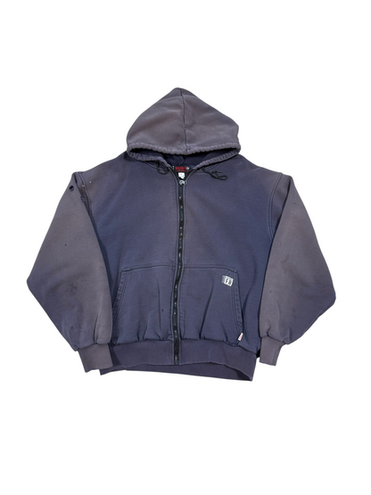 (XL) Vintage Y2K Faded Zip Up Hoodie
