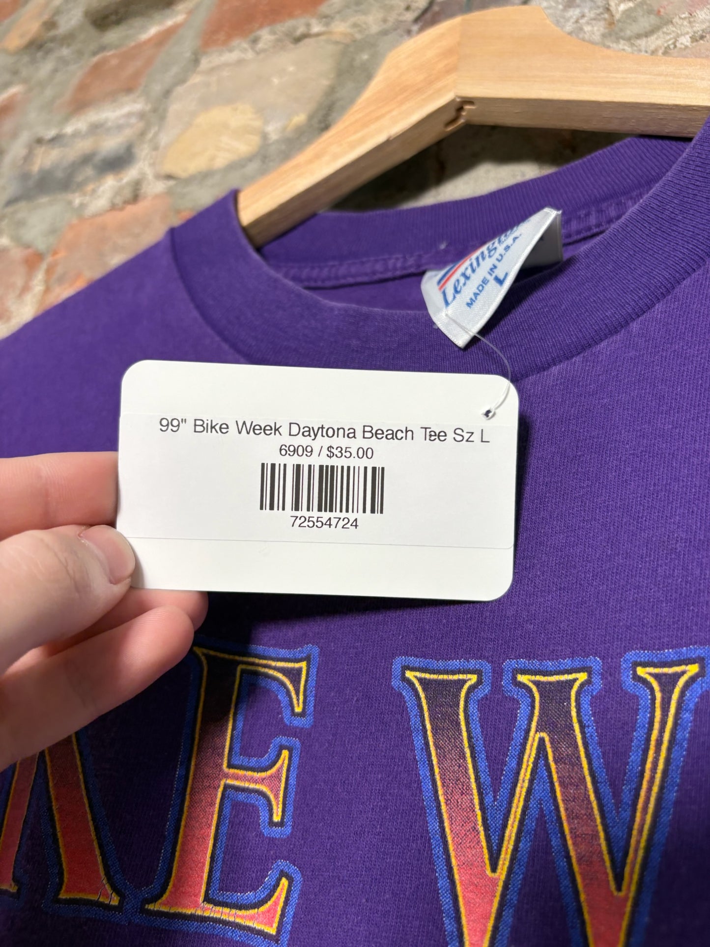 99" Bike Week Daytona Beach Tee Sz L