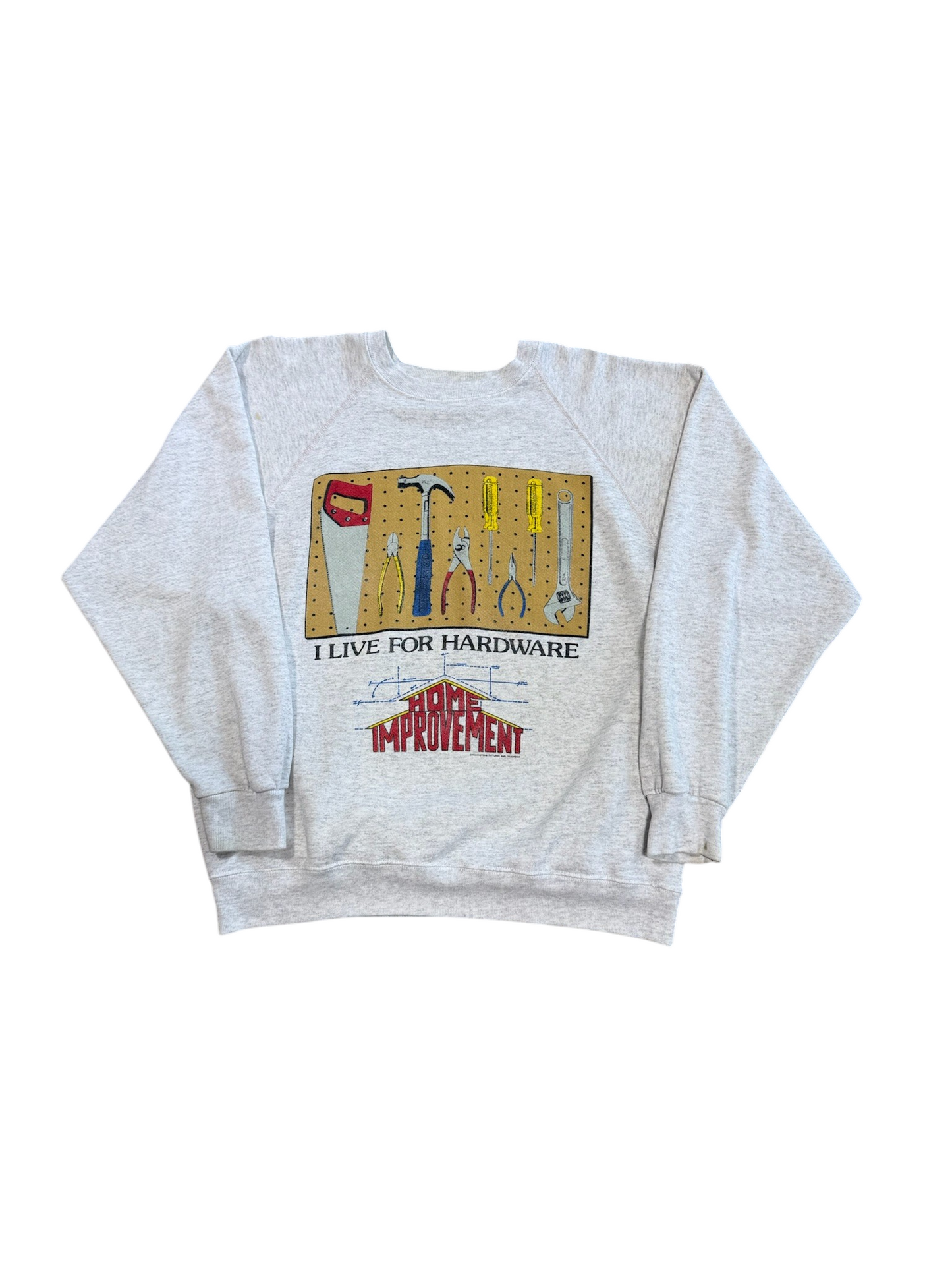 (XL) Vintage 90s Home Improvement Grey Crewneck