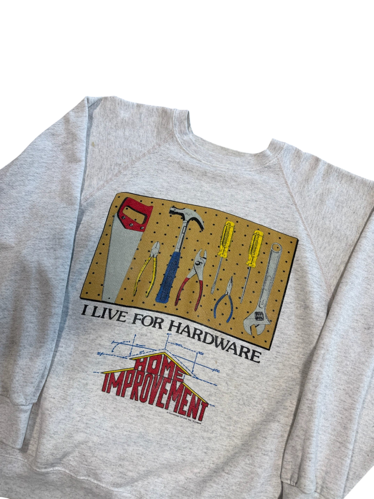 (XL) Vintage 90s Home Improvement Grey Crewneck