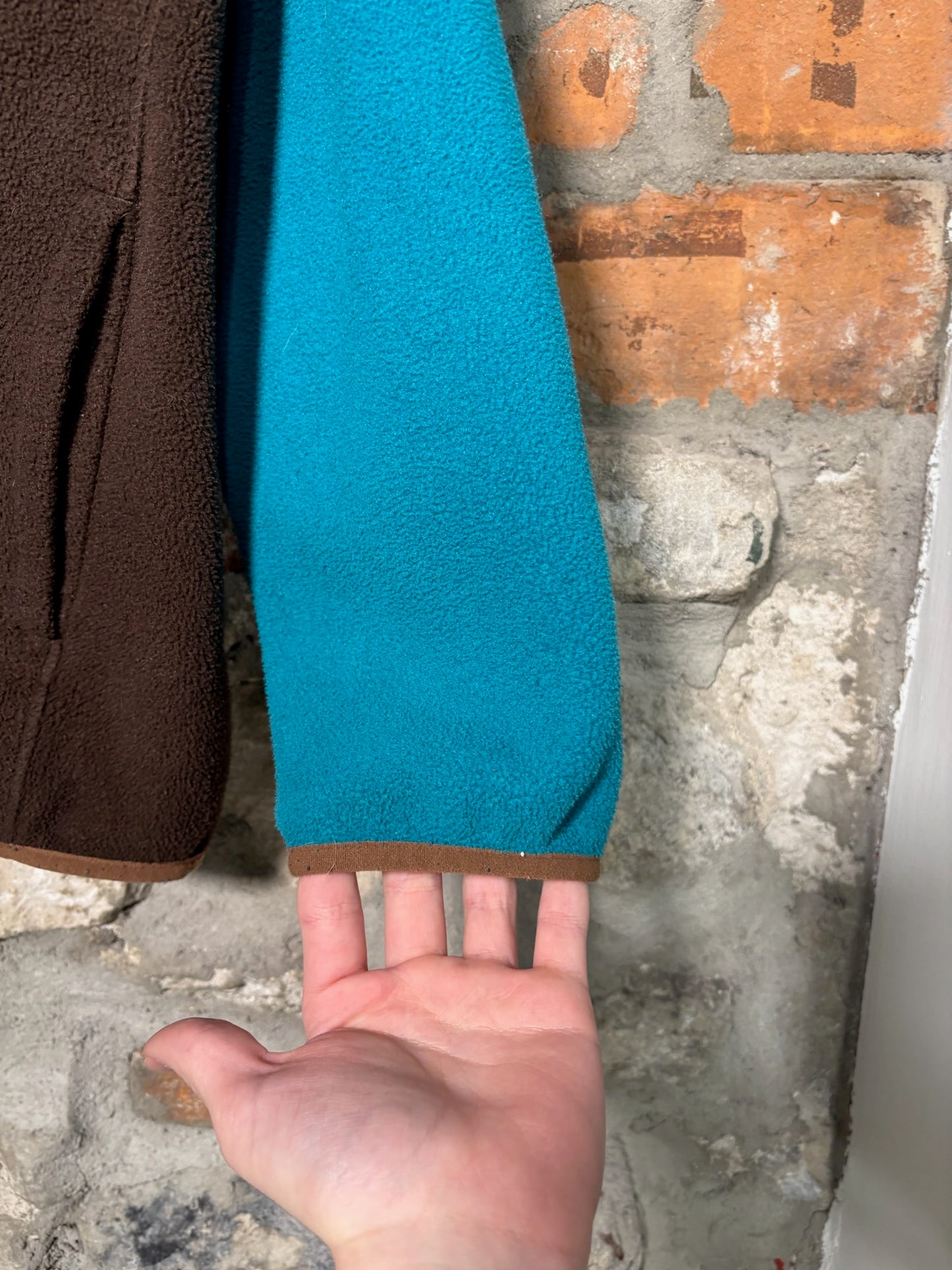 90s Patagonia Synchilla Button Up Hooded Fleece Sz XL