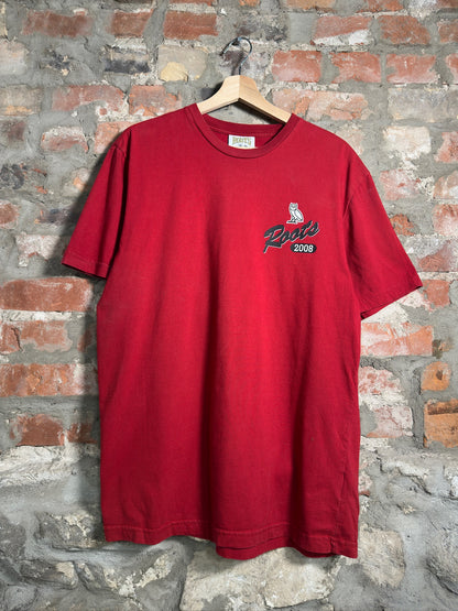 OVO x Roots Athletics Tee Red Sz M
