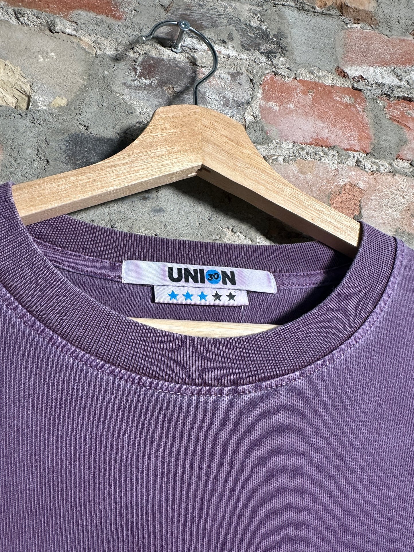 Union Shanghai Purple Washed Longsleeve Sz L