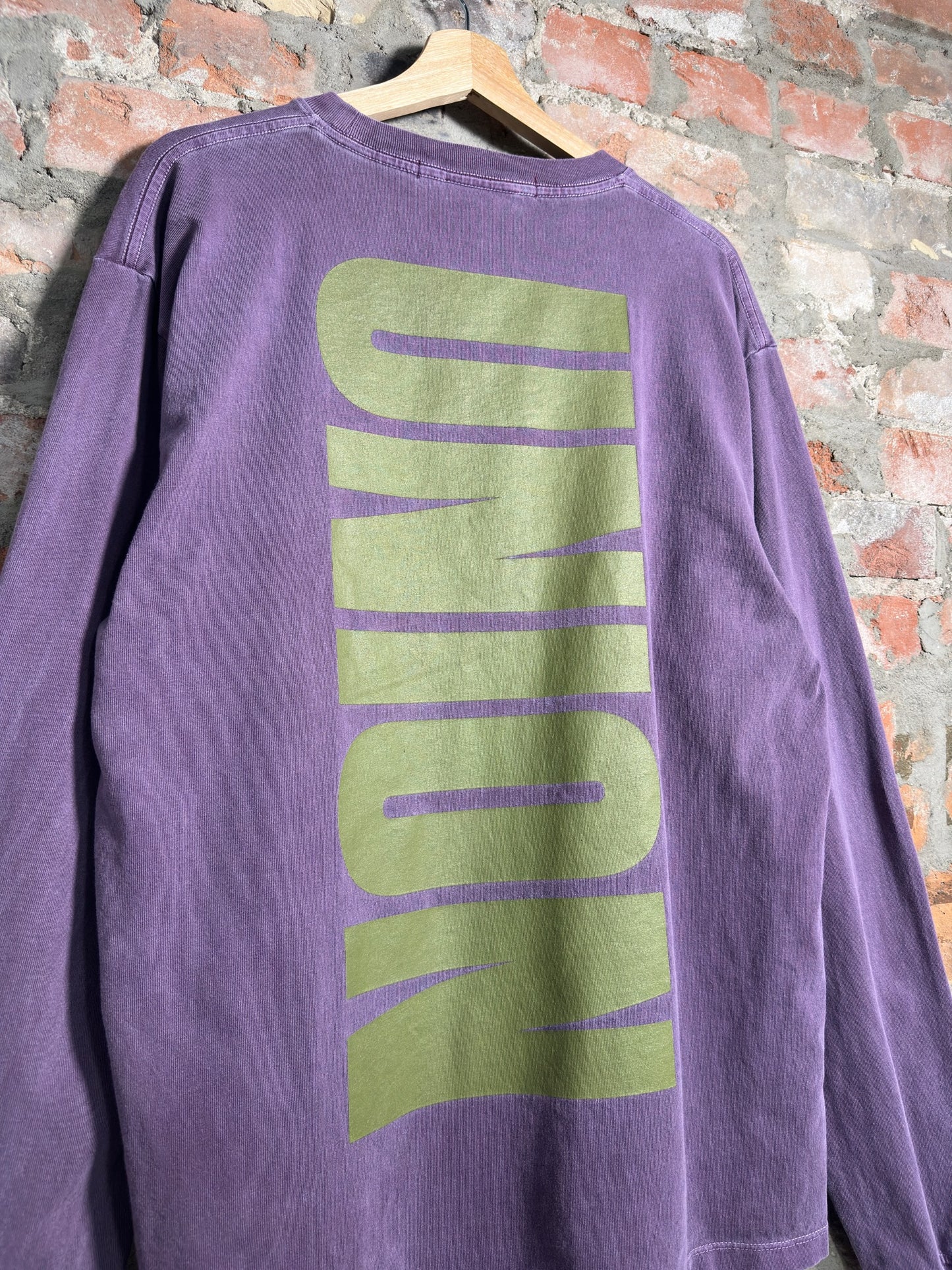 Union Shanghai Purple Washed Longsleeve Sz L