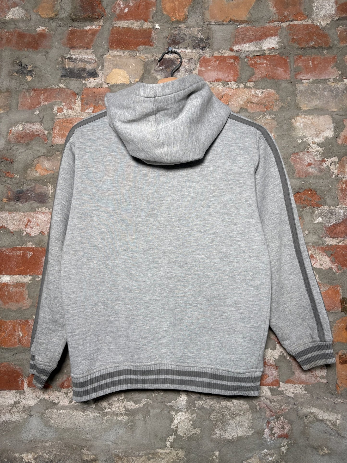 Y2K Southpole Zip-Up Hoodie Grey Sz M