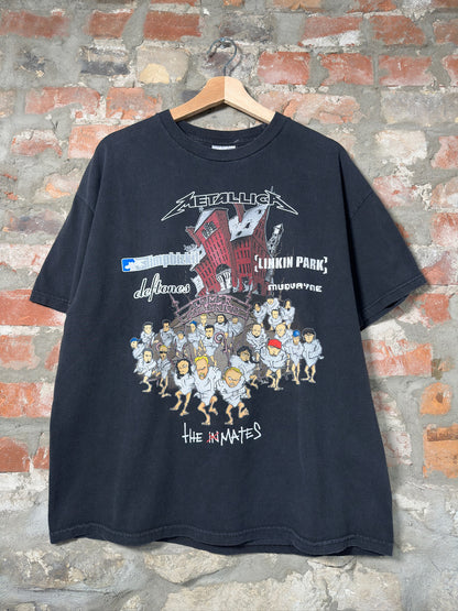 2003 Metallica Summer Sanitarium Tour Tee Sz XL