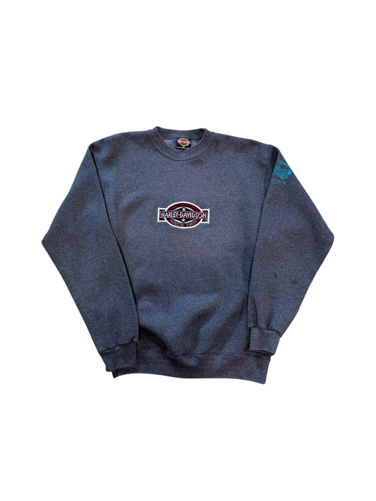 (M) Vintage 1994 Harley Davidson Embroidered Crewneck