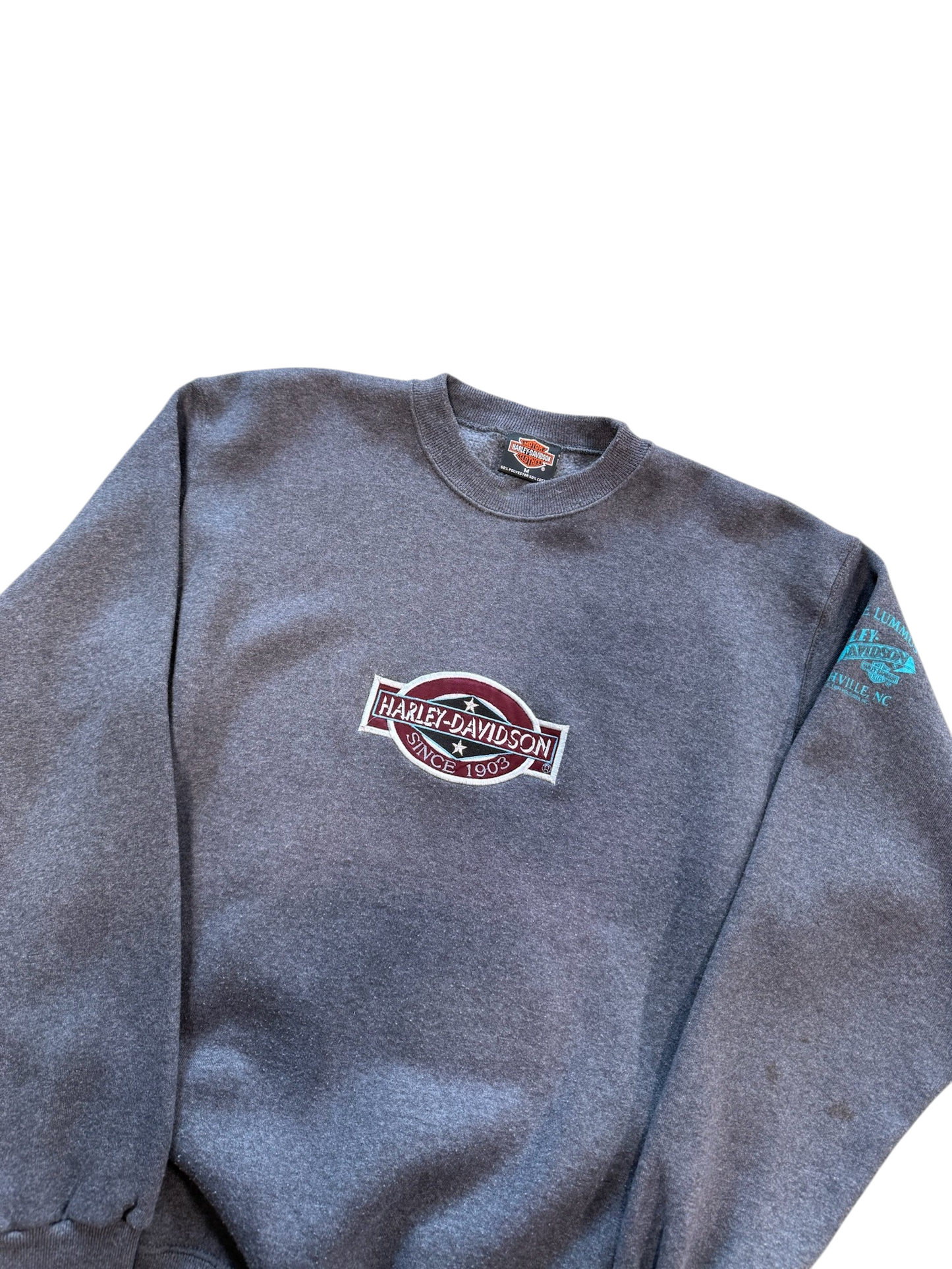 (M) Vintage 1994 Harley Davidson Embroidered Crewneck