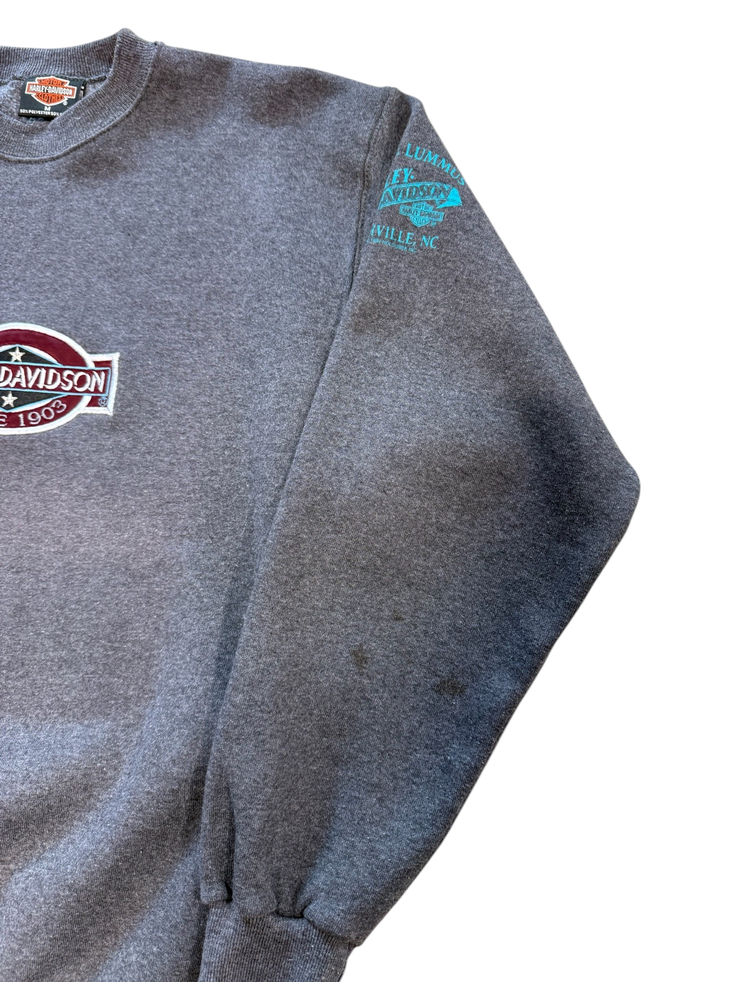 (M) Vintage 1994 Harley Davidson Embroidered Crewneck
