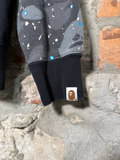 Bape Galaxy Shark Full Zip-Up Hoodie  Sz M