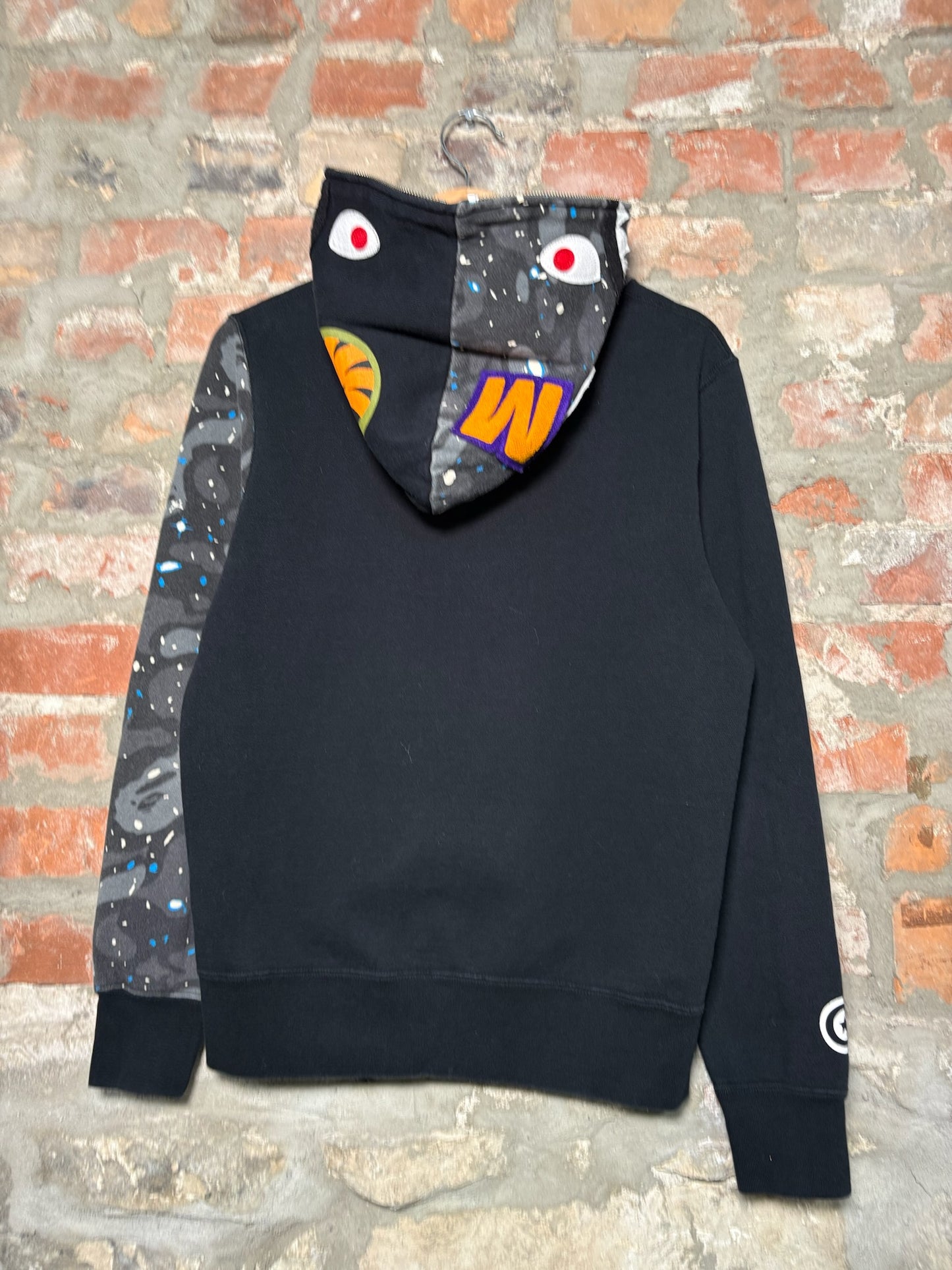 Bape Galaxy Shark Full Zip-Up Hoodie  Sz M