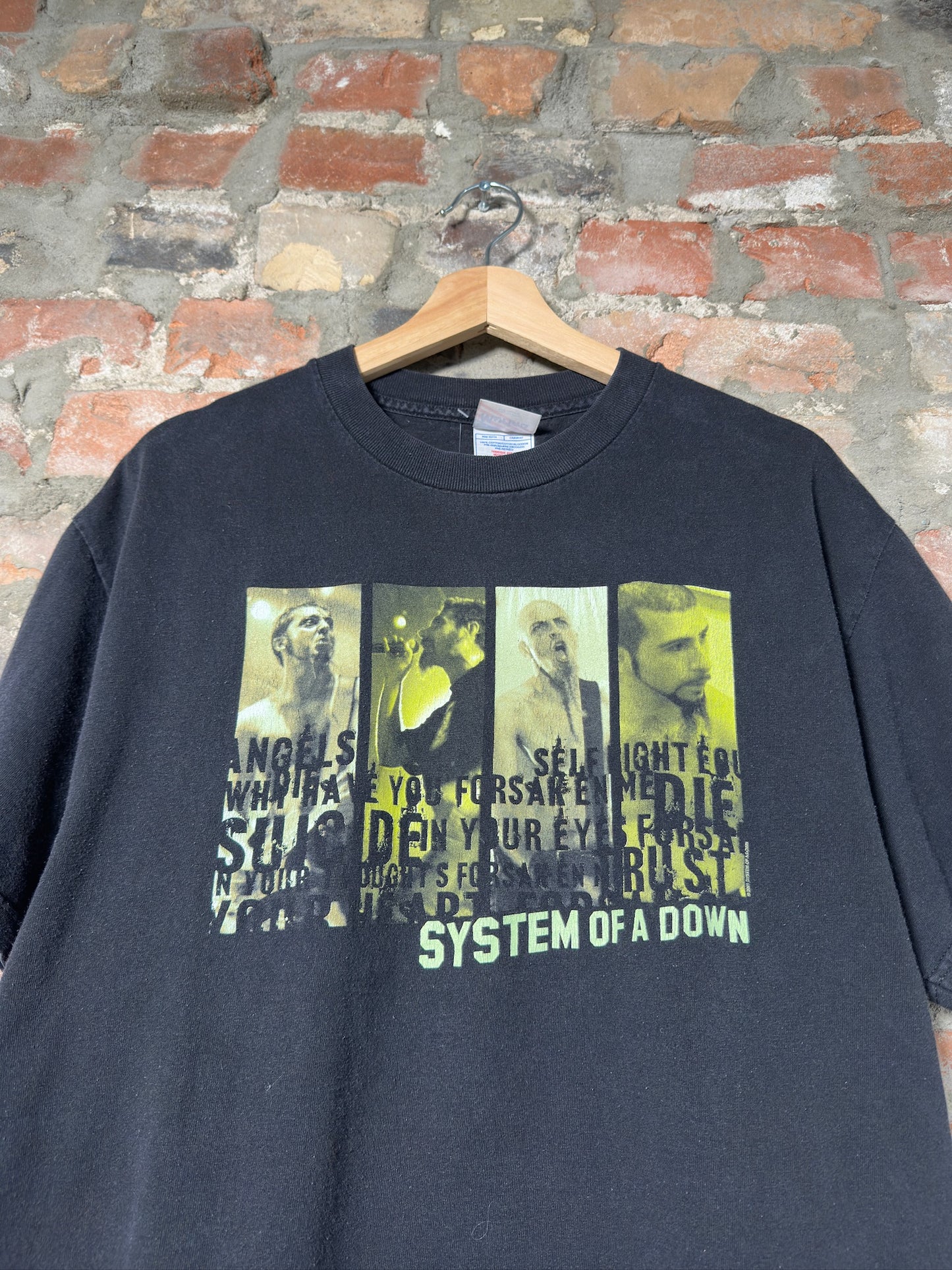 2001 System Of A Down Toxicity Chop Suey Tee Sz L