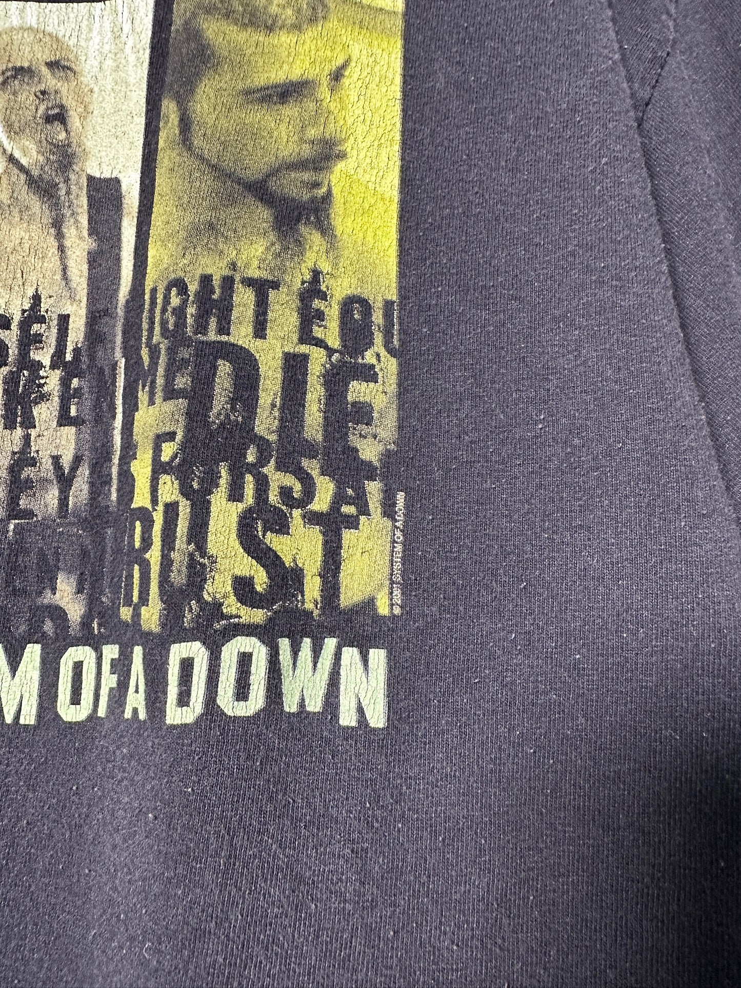 2001 System Of A Down Toxicity Chop Suey Tee Sz L