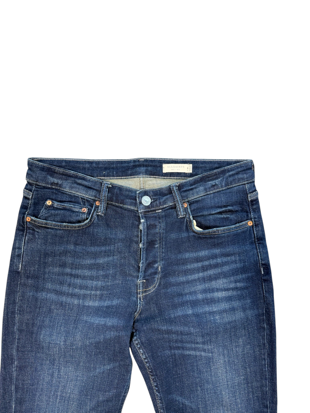 (32x30) All Saints Dark Wash Jeans