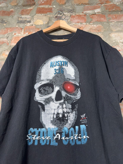 90s Stone Cold Steve Austin 3:16 Skull Tee Sz XL